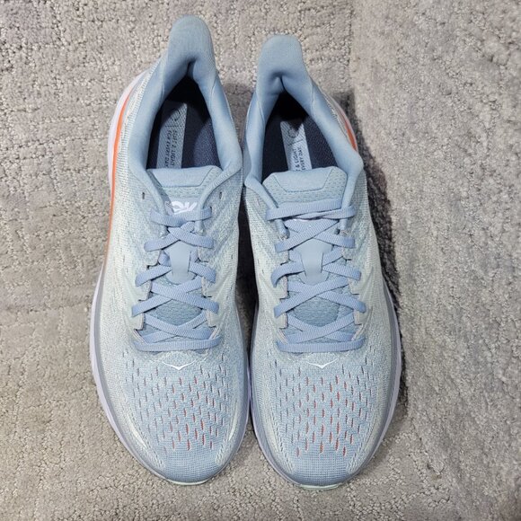 Hoka One One Clifton 8 Women's Size US 10.5B Blue Fog Athletic Running Sneakers. - Picture 3 of 14